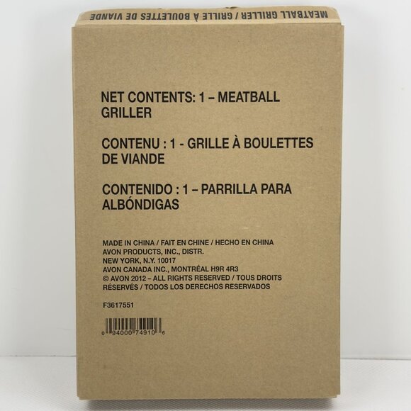 Metal Meatball Grilling Basket BBQ Basket Locking Handle Non-Stick Holds 12 Avon - Picture 6 of 15